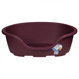 Animal Instincts - Plastic Pet Bed - Aubergine - 53cm