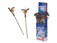 Nobby - Cat Teaser with Matatabi Wand and Feathers