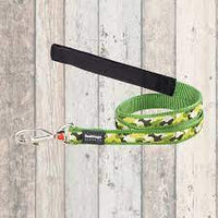 Red Dingo - Green Camo Lead - Small (1.5 x 120cm)