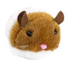 Ancol - Jittery Mice Cat Toy - Brown/White