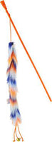 All For Paws - Furry Ball Long Fluffy Wand - Orange