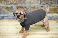 Banbury & Co - Knitted Dog Jumper - Grey - Medium (41cm)