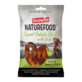 Rosewood - Naturefood Duck Wrapped Sweet Potato Sticks - 80g