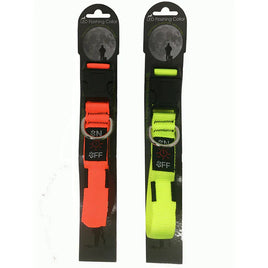 Makauri - LED Flashing Collar - Orange - Medium (41 - 51cm)