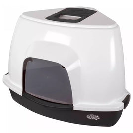 Petsentials - Corner Litter Tray With Hood