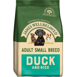 James Wellbeloved Small Breed Adult Dog, Duck & Rice - 1.5kg