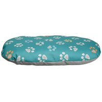 Trixie - Jimmy cushion - Turquoise & Grey - 50 × 35 cm