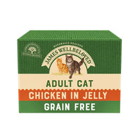 James Welbeloved - Adult Cat Food Pouches In Jelly - Chicken Grain Free- 12 X 85g