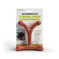 Bamboodles - Y-Bone Shaped, Bacon