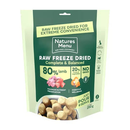 Natures Menu - Complete Freeze Dried 80/20 Food - Lamb - 120g