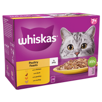 Whiskas - Senior 7+ Poultry Selection in Jelly Pouches - 12 x 85g