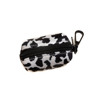 Long Paws - Dog Poop Pouch Bag - Cow print