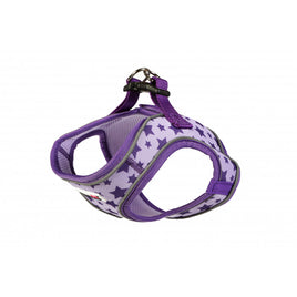 Doodlebone - Pattern Snappy Harness - Violet Stars - Size 2