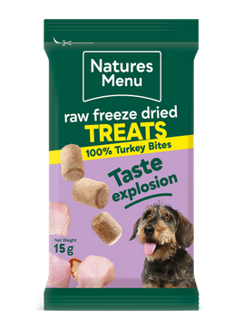 Natures Menu - Freeze Dried Bites Turkey - 15G