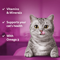 WHISKAS - Dentabites Adult Cat Treats with Chicken - 40g