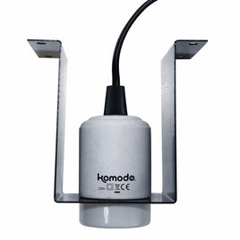 Komodo - Ceramic Es Lamp Fixture & Mounting Bracket