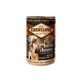 Carnilove - Wet dog food can, Venison & Reindeer - 400g