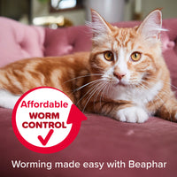 Beaphar - WORMClear Tablets for Cats & Kittens - 4 pk