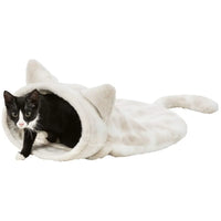 Trixie - Nelli cuddly sack, White/Taupe - 34×23×55cm