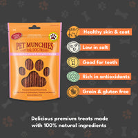 Pet Munchies - Chicken and Sweet Potato Dog Treats - 90g