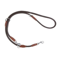 Ancol - Round Leather Training Lead - 2m