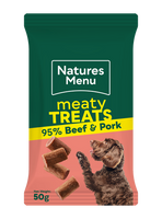 Natures Menu - Meaty Treats Beef & Pork - 50g