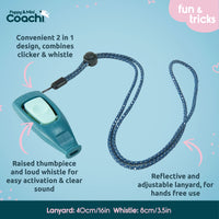 Company of Animals - Coachi Puppy & Mini Whizzclick - Teal & Mint