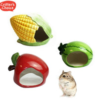 Critter's Choice - Small Animal Ceramic Hideout - Apple
