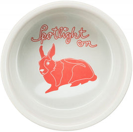 Trixie - Spotlight Comic Rabbits Ceramic Bowl - 250 ml (11 cm)