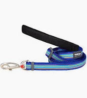 Red Dingo - Stripe Dog Lead - Dark Blue - Small (1.5 x 120cm)