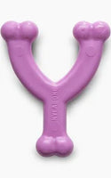Nylabone - Pink Puppy Wishbone Teething Chew Toy - Chicken - X-Small/Petite