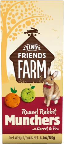 Supreme - Tiny Friends Farm - Russel's Rabbit Munchers - Carrot & Leek - 120g