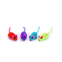 Beeztees - Glitter Rope Mouse Assorted - 5cm