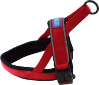 Dog & Co - Reflective & Padded Norwegian Harness - Red - Medium