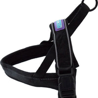 Dog & Co - Reflective & Padded Norwegian Harness - Black - XX Large (28-36"/70-90cm)