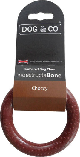 Hem & Boo -Nylon Dental Chew - Chocolate - 4" Ring