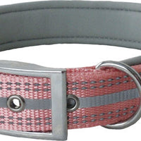 Hem & Boo - Reflective And Padded Dog Collar - Black - Medium