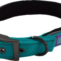 Hem & Boo - Reflective And Padded Dog Collar - Black - Medium