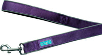 Hem & Boo - Padded Reflective Lead - Black - Large (1"x48"/120cm)