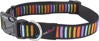 Hem & Boo - Nylon Adjustable Dog Collar - Block Multi (45-60cm x 25mm)