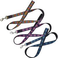 Hem & Boo - Pink Block Padded Lead - Medium (19mm X120cm)