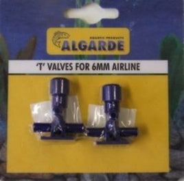 Algarde - T valves 6mm airline - 2 Pack
