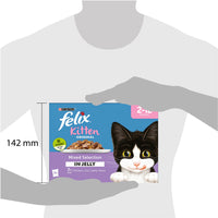 Felix - Mixed Meat Kitten Wet Food - 100g Pouch - 12 Pack