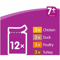 Whiskas - Poultry In Jelly 7+ 100g - 12 Pack