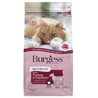 Burgess - Supa Cat Mature - Turkey and Cranberry - 1.4kg