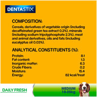 Pedigree - Dentastix Fresh Daily Dental Chews - Medium Dog - 5 Sticks