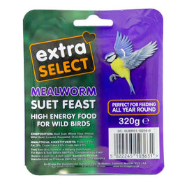 Extra Select - Suet Blocks - Mealworm - 320g