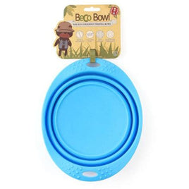 Beco Things - Collapsible Silicone Travel Bowl - Blue - Medium