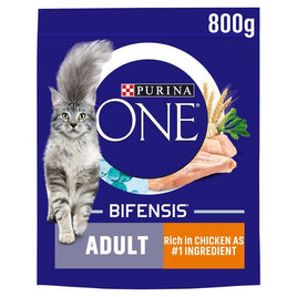 Purina - One Adult Cat Food - Chicken & Whole Grains - 800g