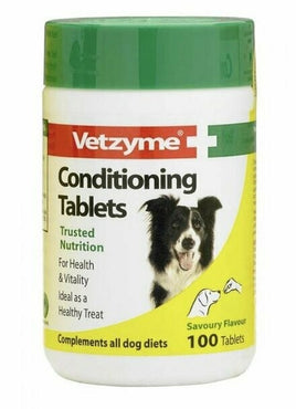 Vetzyme - Conditioning Suppliment for Dogs - 100 Tablets